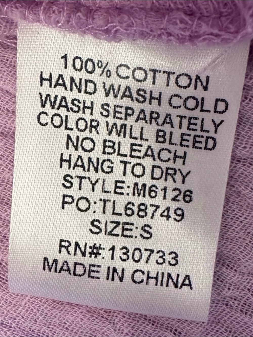 Umgee Lilac Ruffle Tie-Waist Mini Dress | Size: Small NWT - Picture 11 of 11